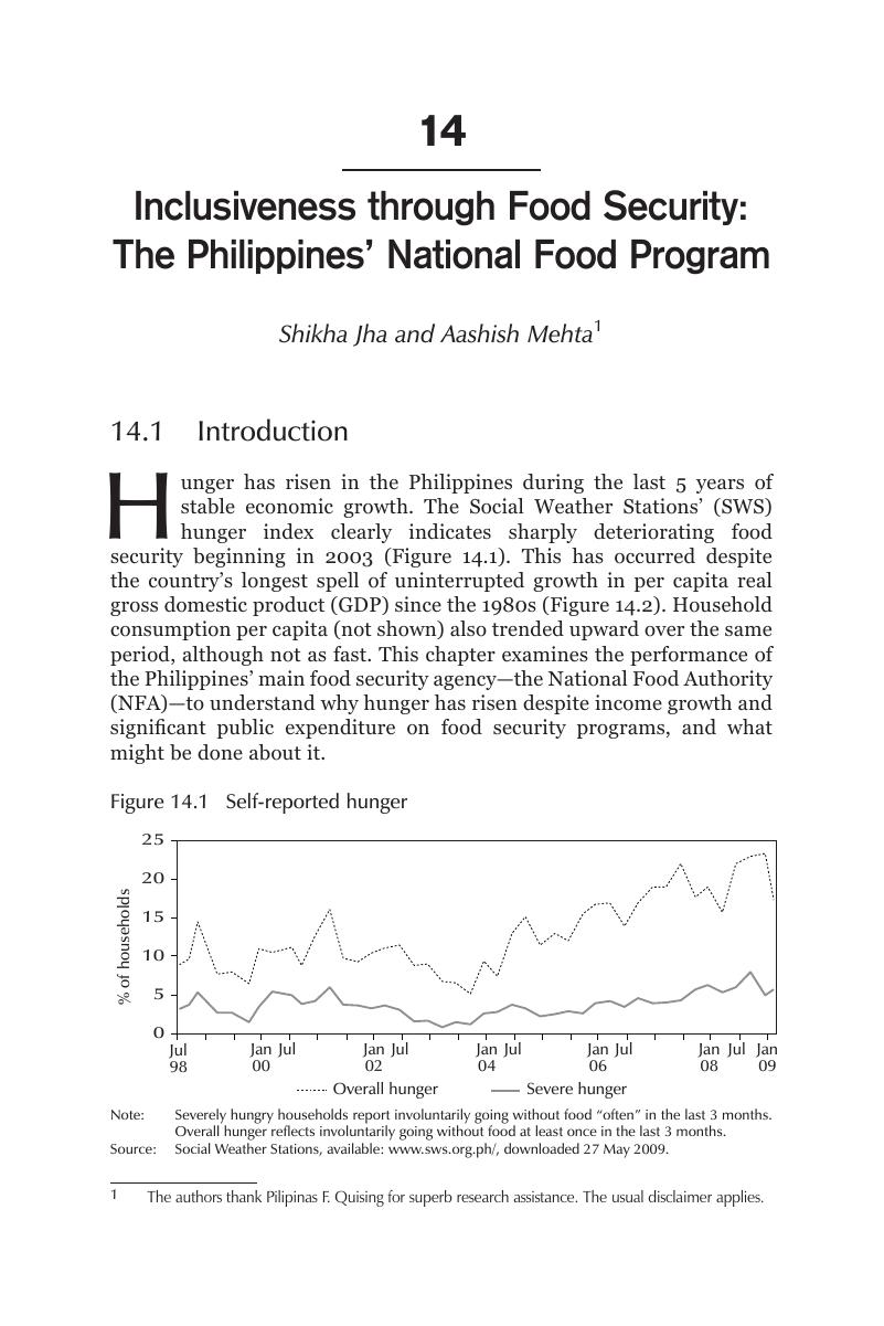 essay about food security in philippines