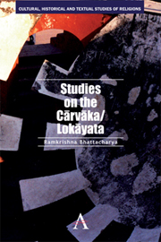 Studies on the Carvaka/Lokayata