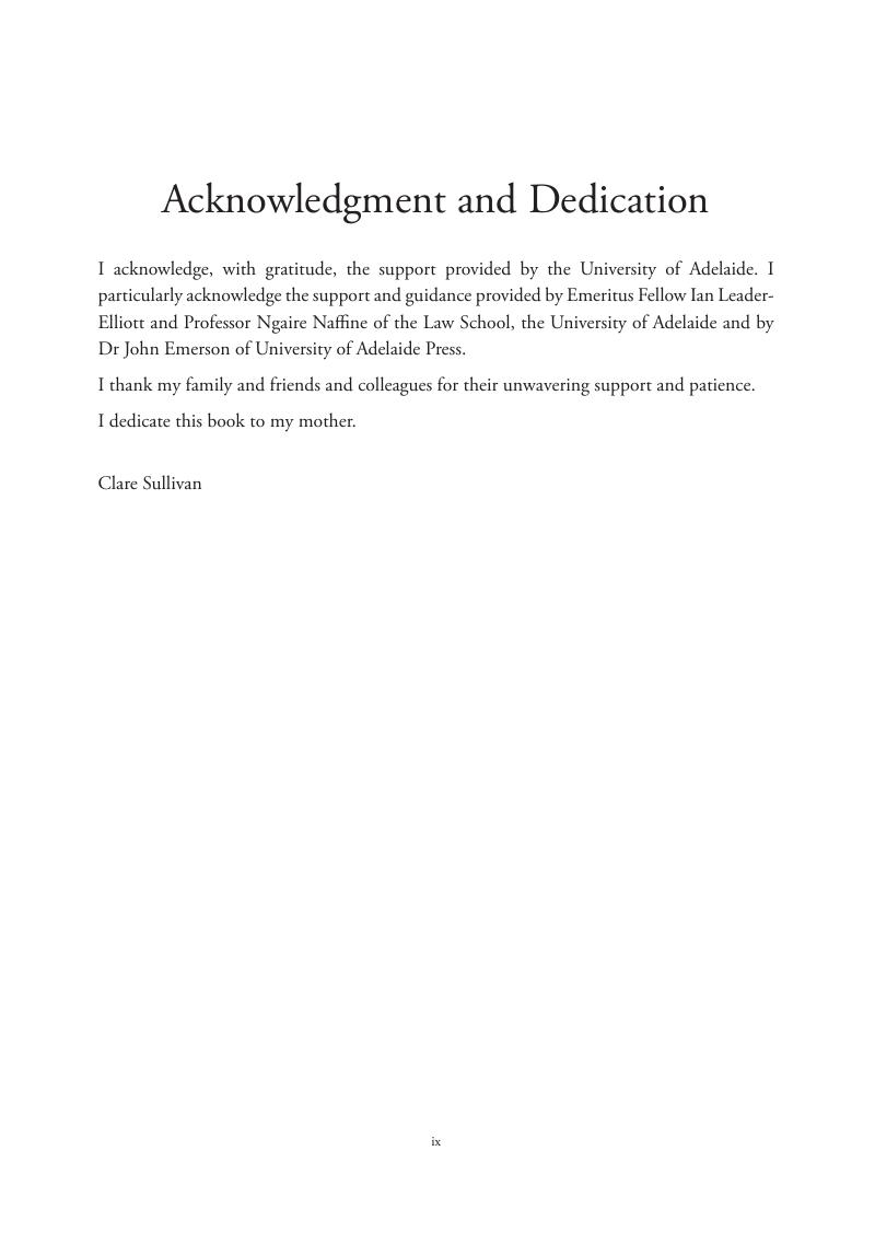 dedication and acknowledgement for thesis pdf