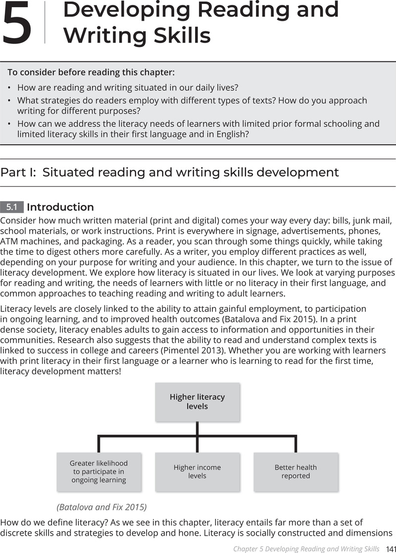 assignment on developing writing skills in english
