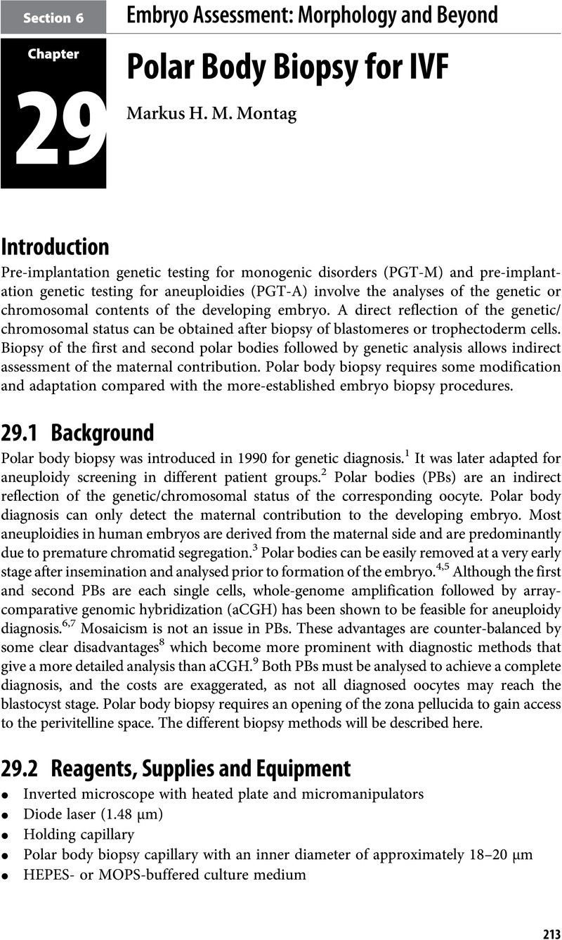 Embryo Assessment: Morphology And Beyond (Section 6) - Principles Of ...