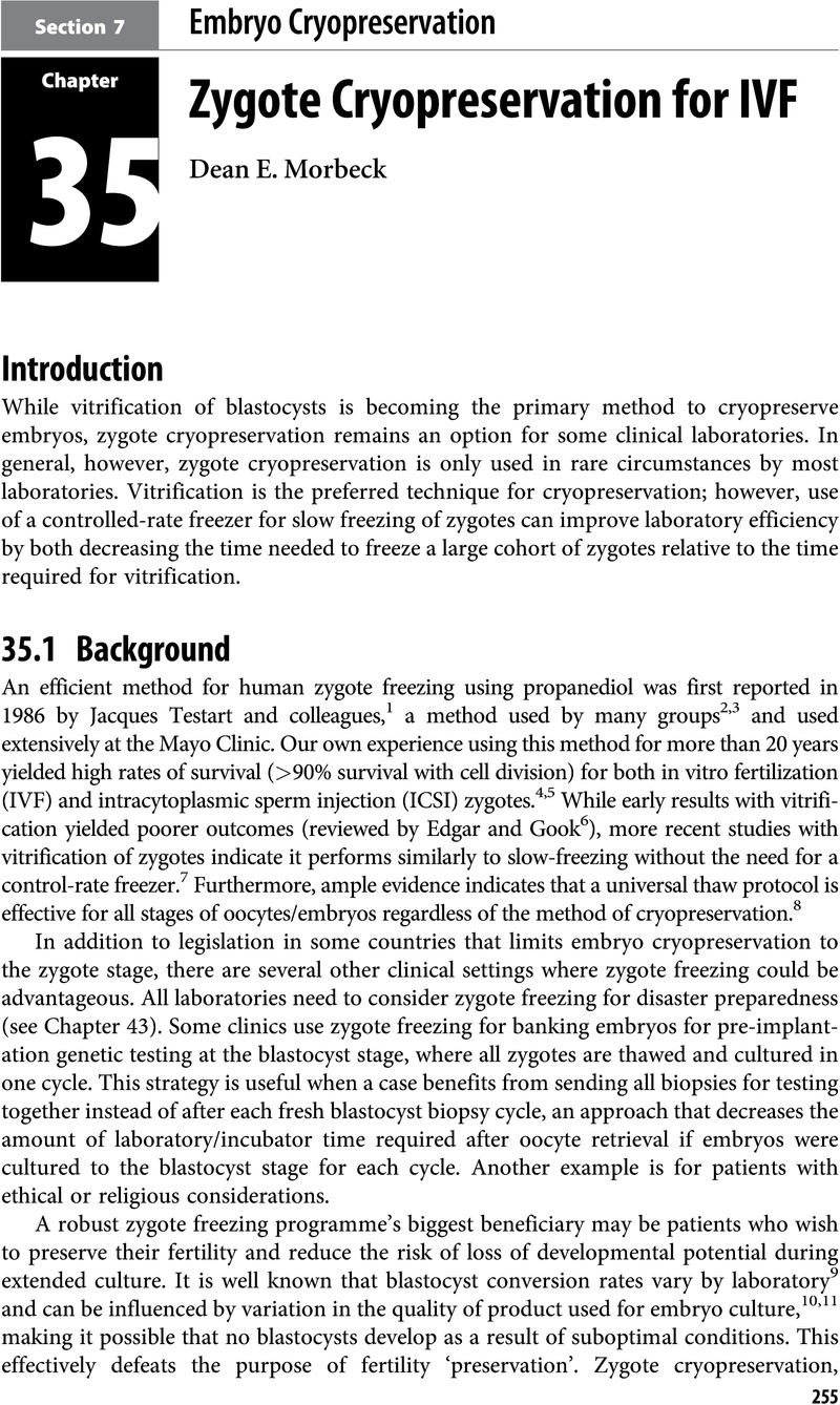 Embryo Cryopreservation Section 7 Principles Of Ivf Laboratory Practice 1469