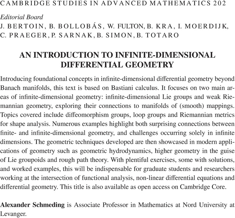 Frontmatter - An Introduction to Infinite-Dimensional Differential