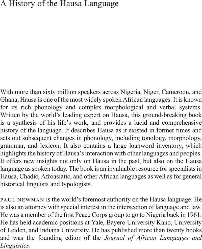 what is the meaning of biography in hausa language