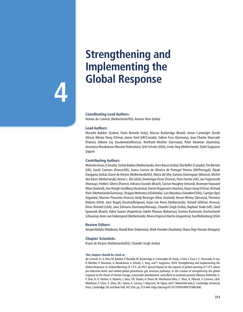 Strengthening And Implementing The Global Response (Chapter 4) - Global ...