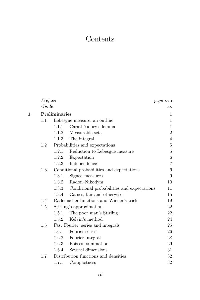 Contents - Probability