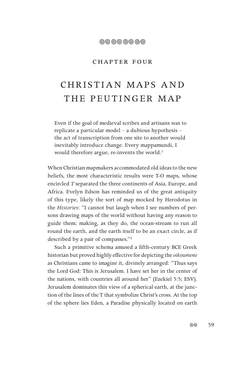 Christian Maps And The Peutinger Map (Chapter Four) - The Medieval ...