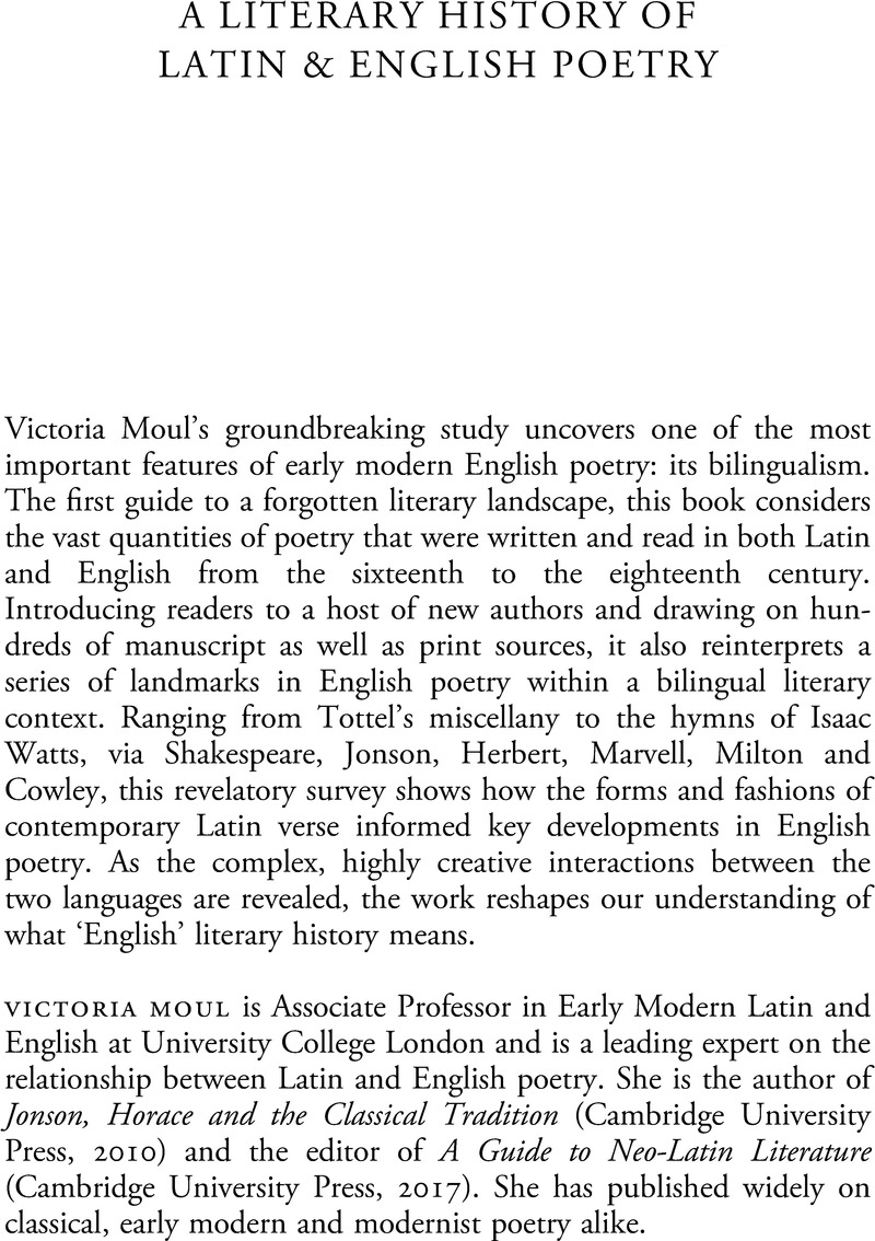 a-literary-history-of-latin-english-poetry-a-literary-history-of