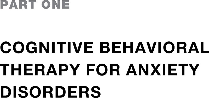 Cognitive Behavioral Therapy For Anxiety Disorders (Part One ...