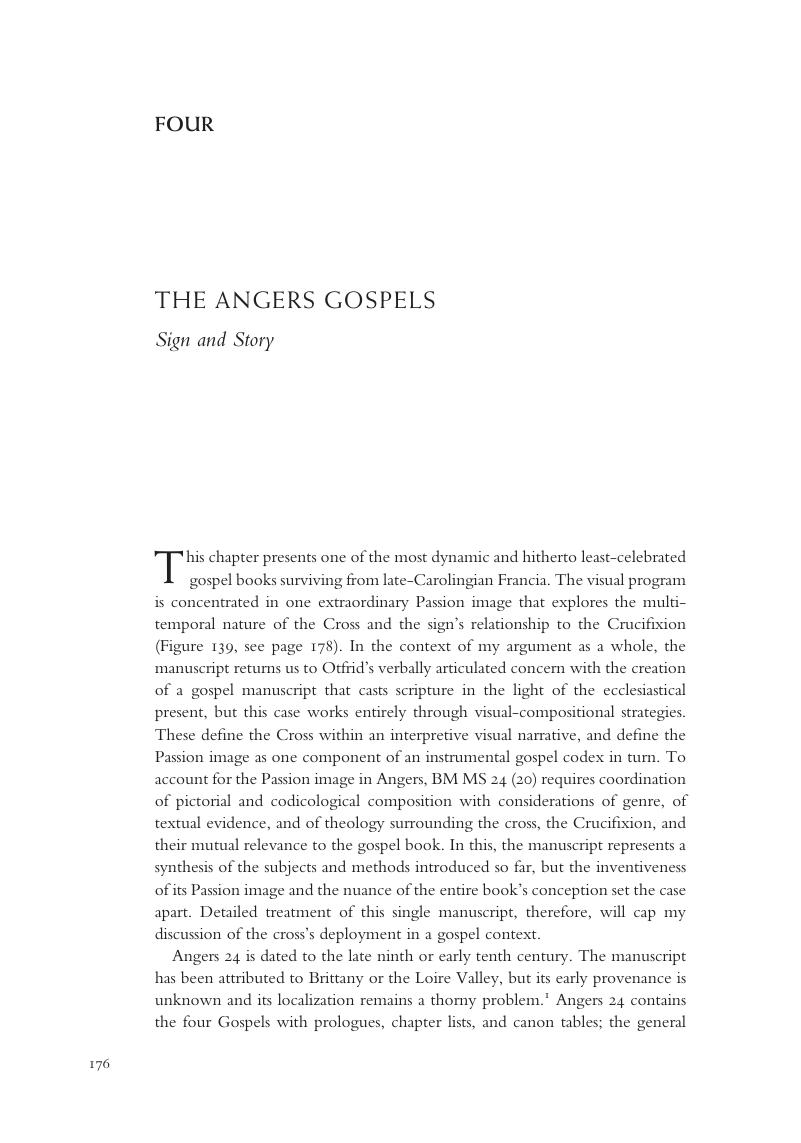 The Angers Gospels (Four) - The Cross, the Gospels, and the Work of Art ...