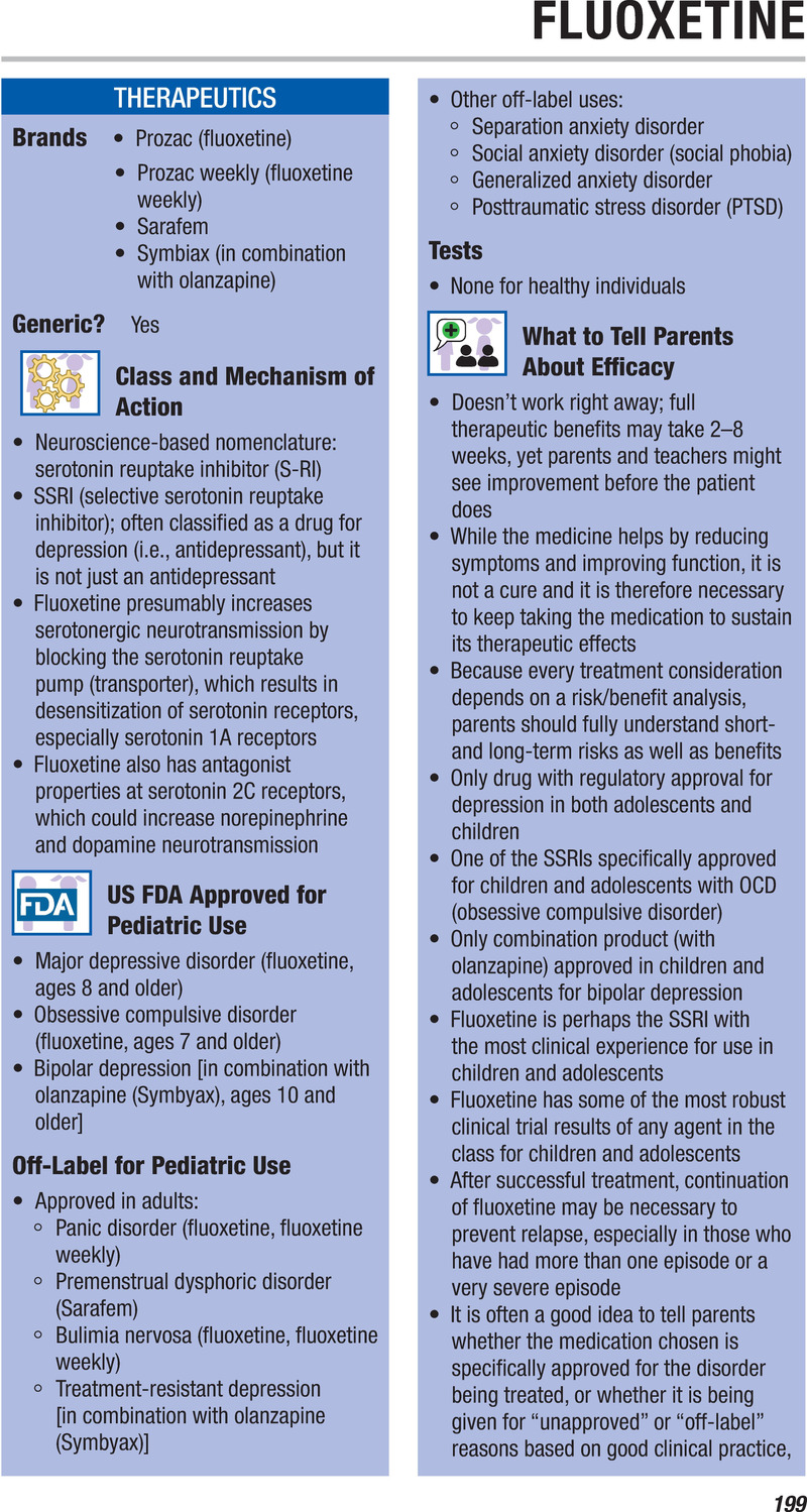 Fluoxetine - Prescriber's Guide – Children And Adolescents