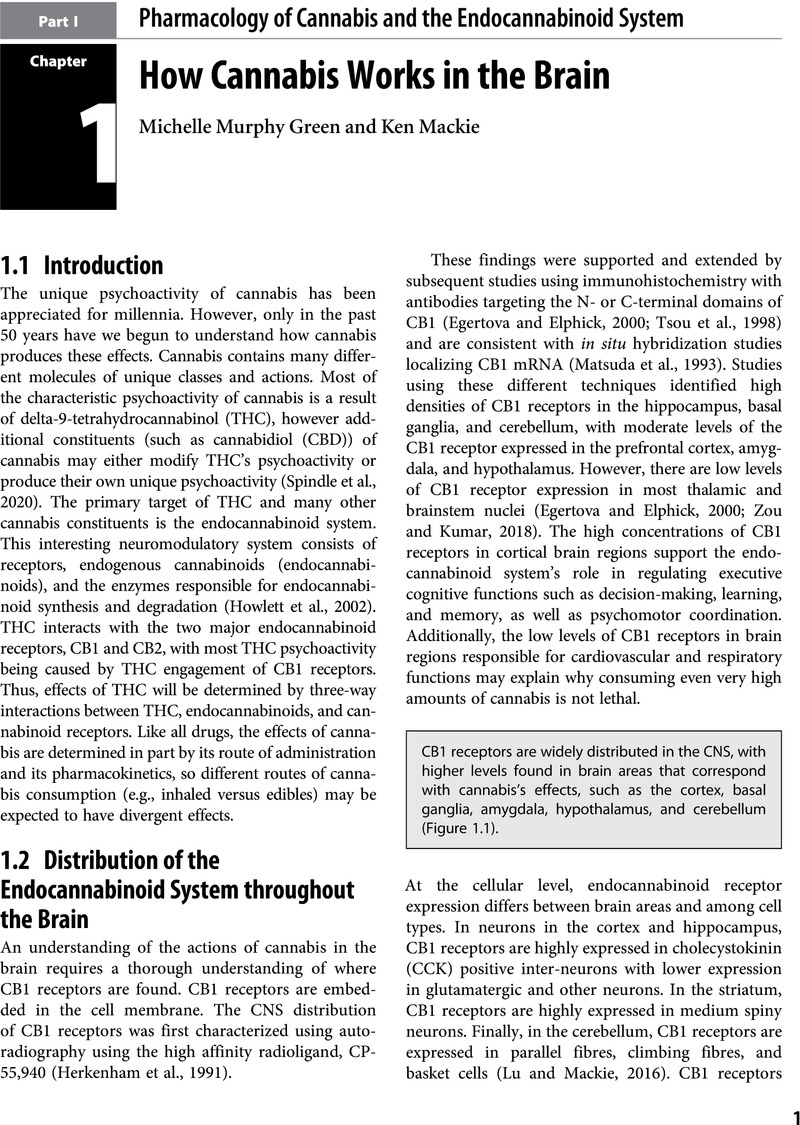 Pharmacology Of Cannabis And The Endocannabinoid System (Part I ...