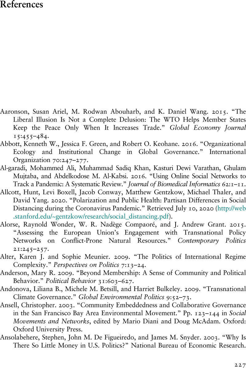 References Multimodal Political Networks