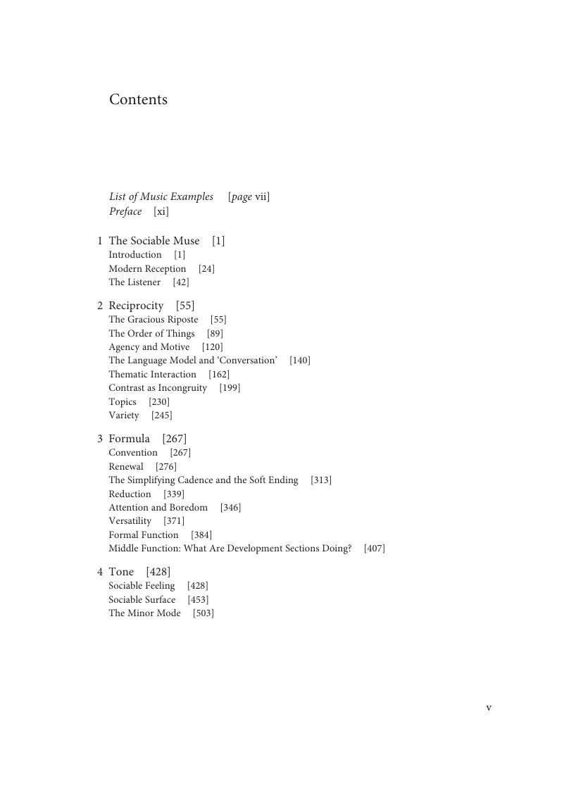 Contents - Instrumental Music in an Age of Sociability