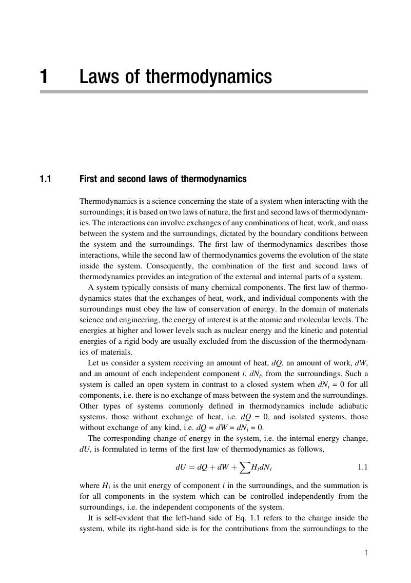 an essay describing the laws of thermodynamics