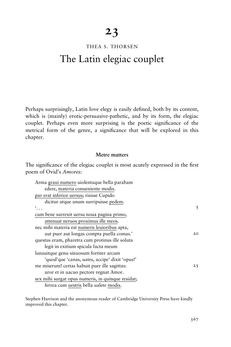 the-latin-elegiac-couplet-chapter-23-the-cambridge-companion-to