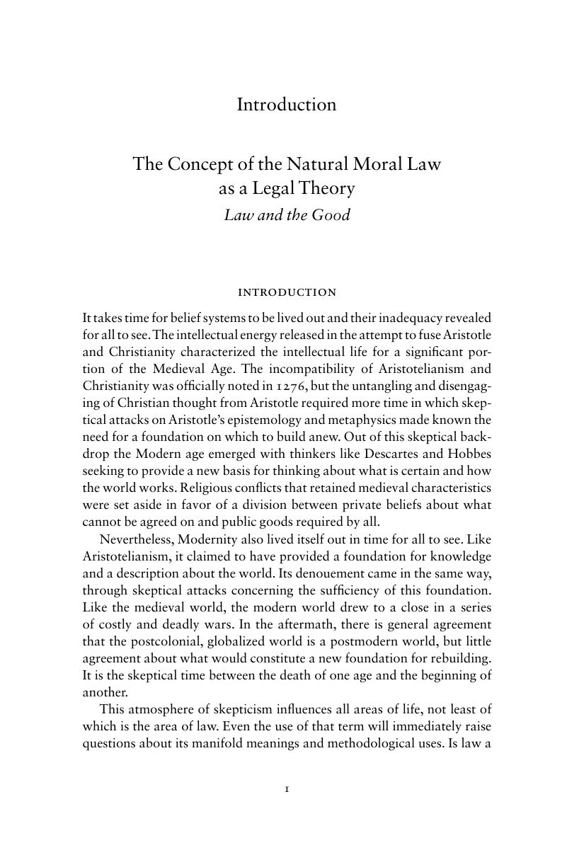 natural moral law essay