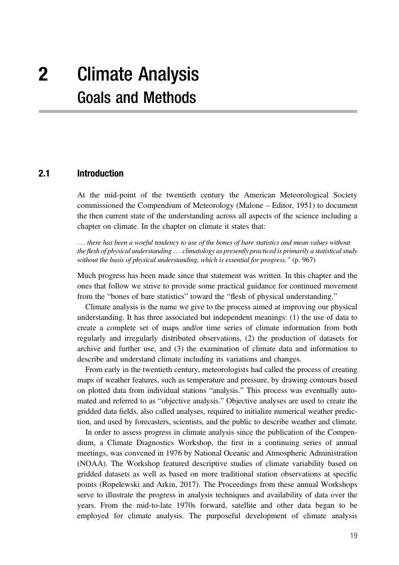 statistical analysis in climate research pdf