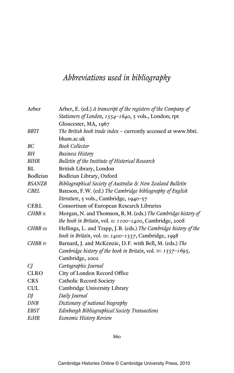 abbreviations-used-in-bibliography-the-cambridge-history-of-the-book