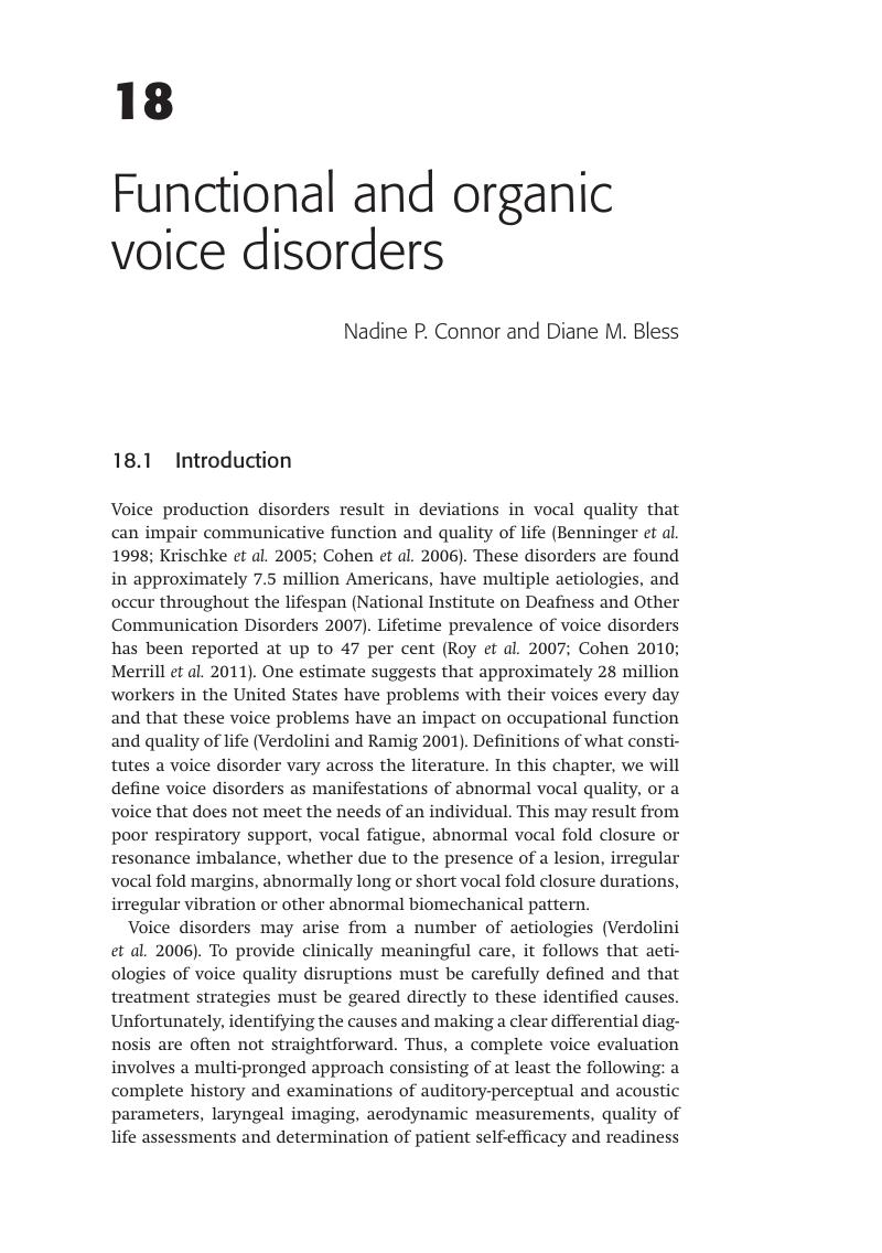 research paper on voice disorders