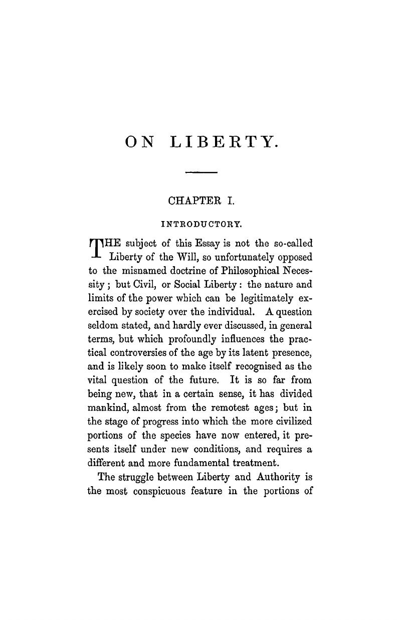 liberty essay introduction