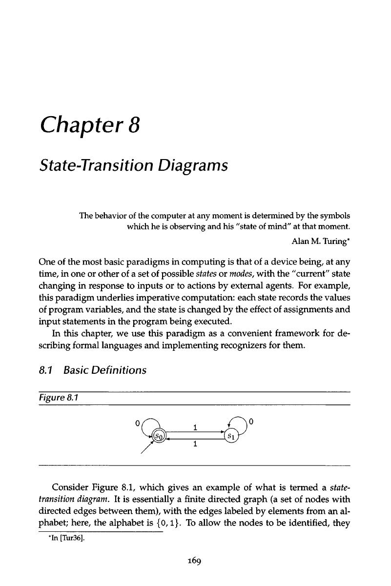 State Transition Diagrams Chapter 8 Specifying Software 7088