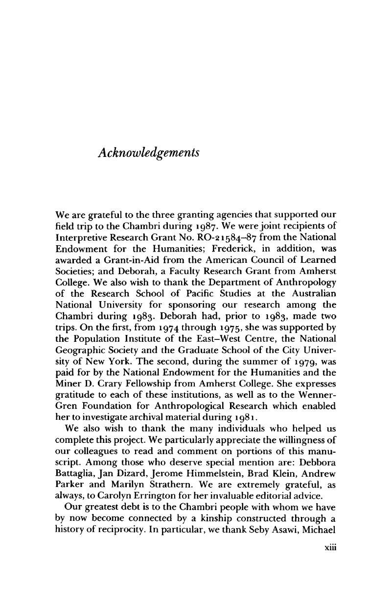 Acknowledgements - Twisted Histories, Altered Contexts