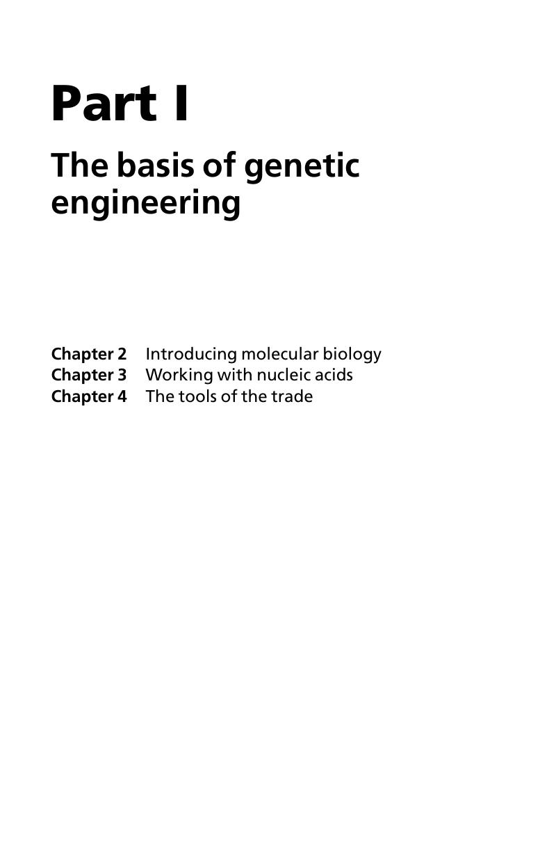 The Basis Of Genetic Engineering (Part I) - An Introduction To Genetic ...