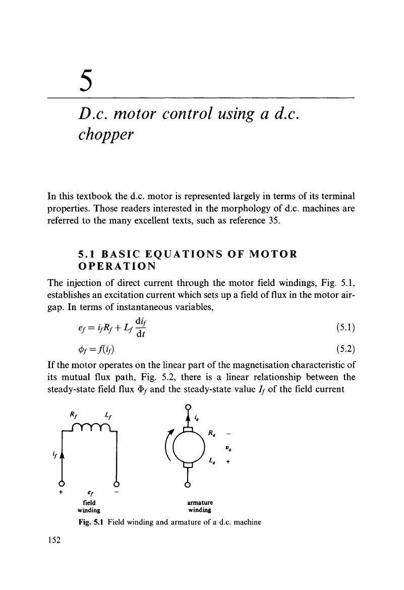 D.c. motor control using a d.c. chopper (Chapter 5) - Power Electronics ...