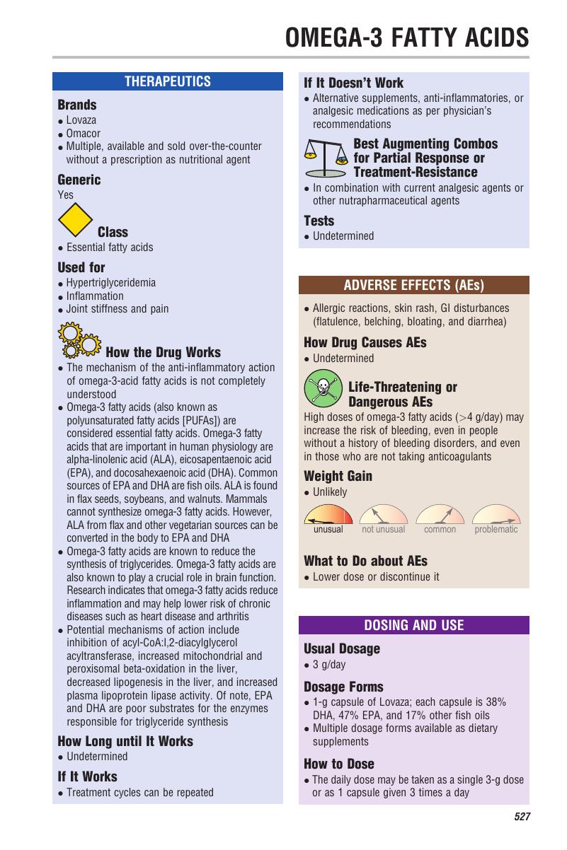 Omega 3 Fatty Acids Chapter 116 Essential Pain Pharmacology