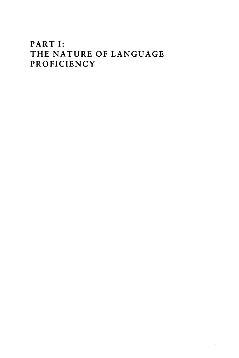 thesis on language proficiency