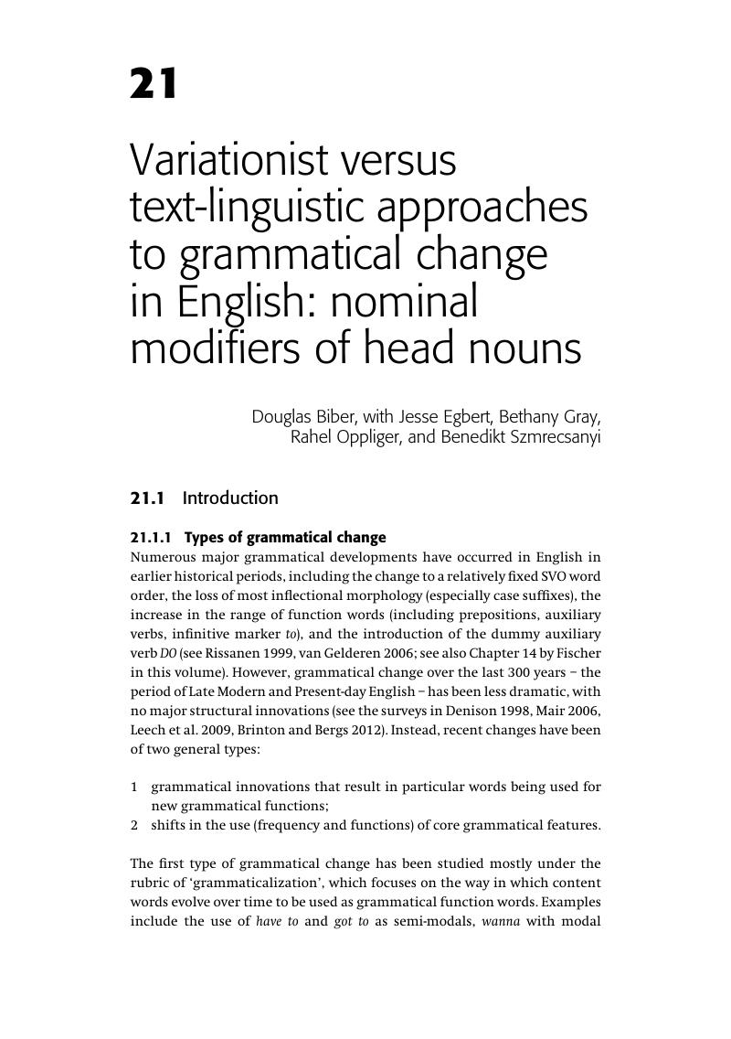 variationist-versus-text-linguistic-approaches-to-grammatical-change-in