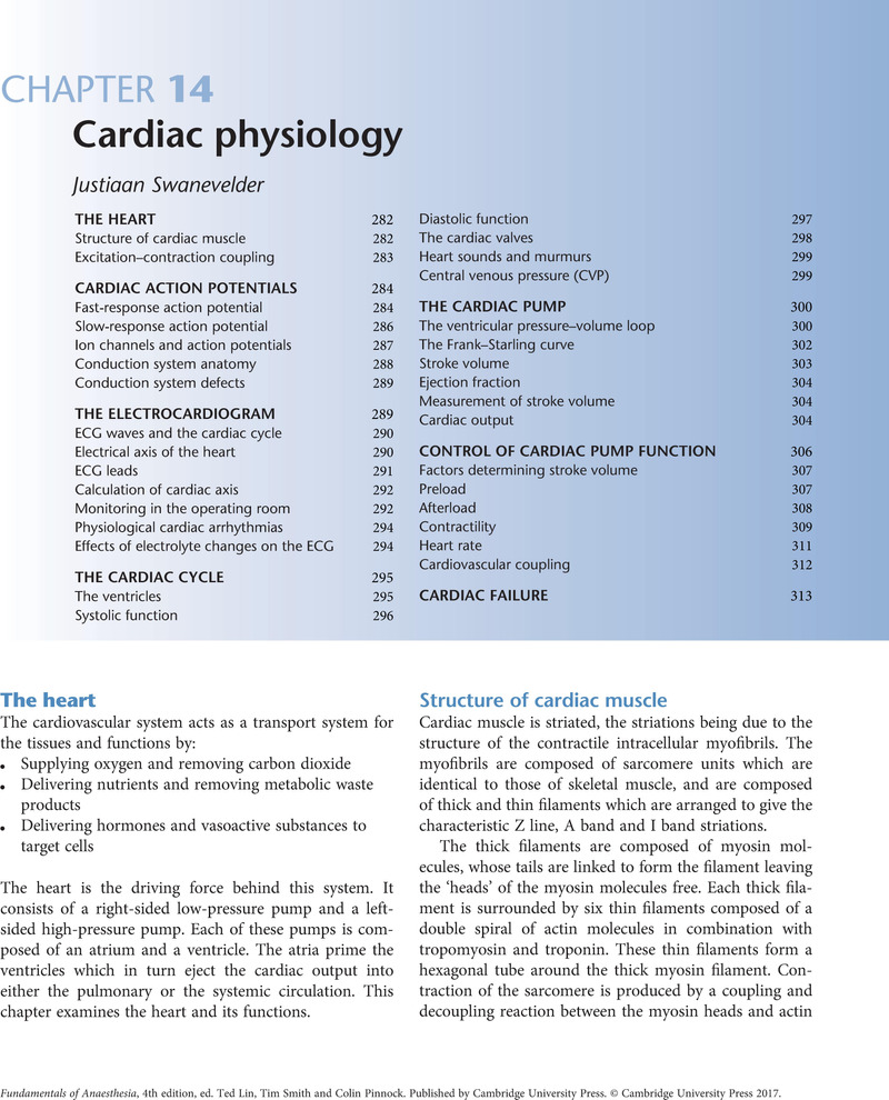 Contents - Fundamentals Of Anaesthesia