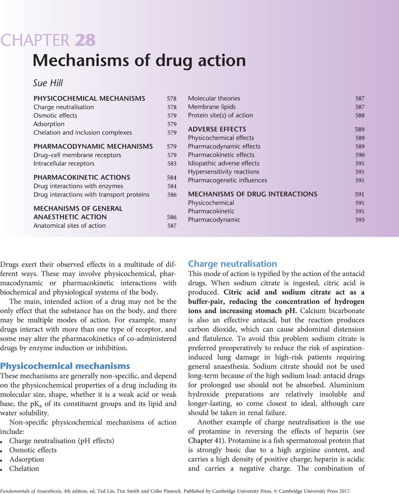 Contents - Fundamentals Of Anaesthesia