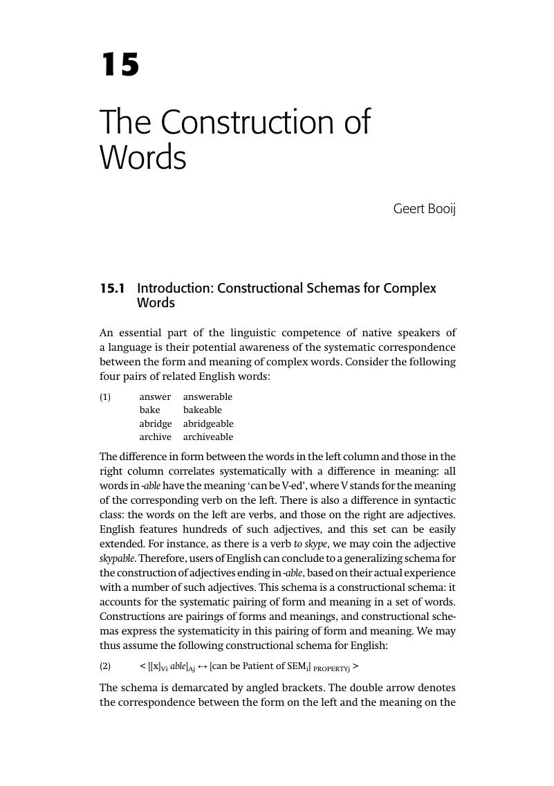 The Construction Of Words (Chapter 15) - The Cambridge Handbook Of ...