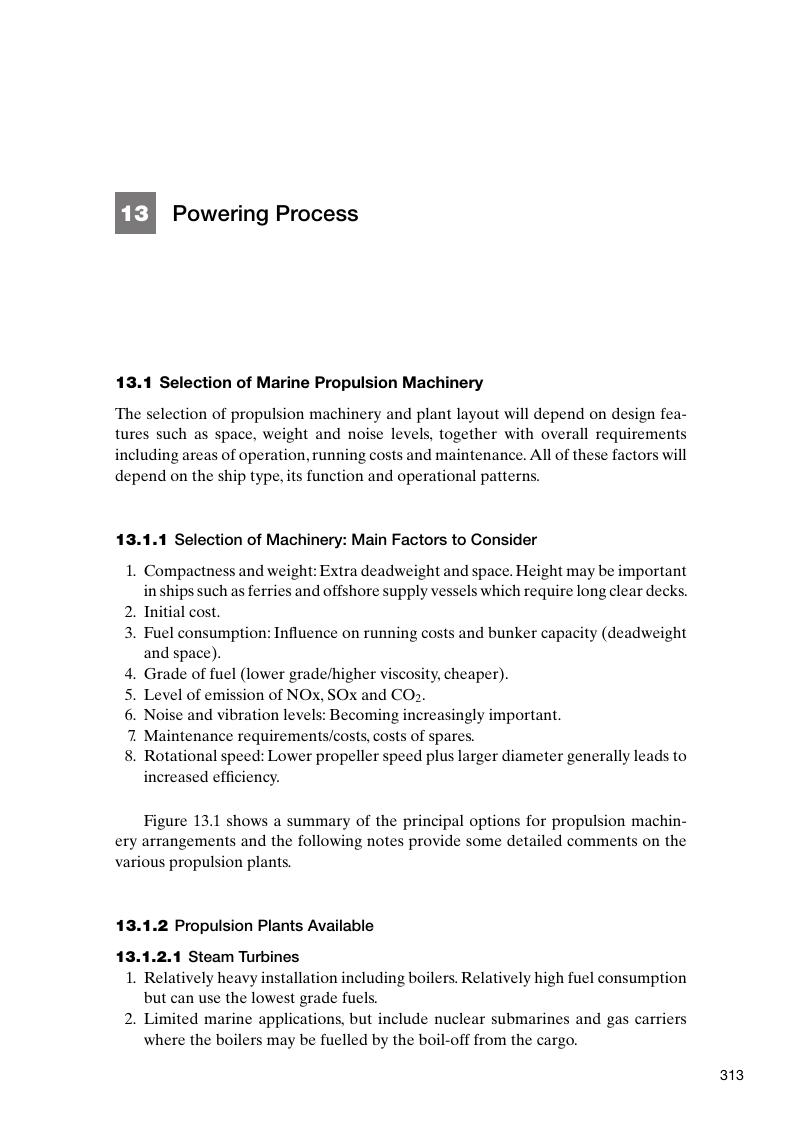 Powering Process (Chapter 13) - Ship Resistance and Propulsion