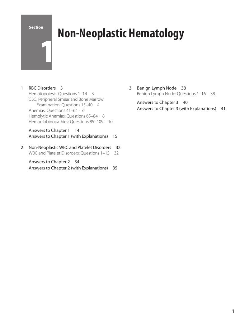 Contents - Hematopathology And Coagulation