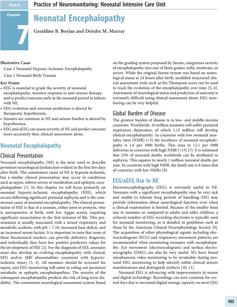 Practice Of Neuromonitoring: Neonatal Intensive Care Unit (Part II ...