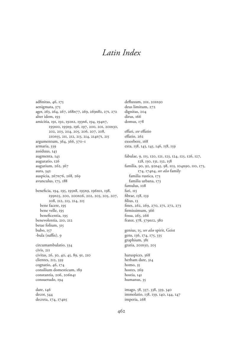 Latin Index - The World through Roman Eyes