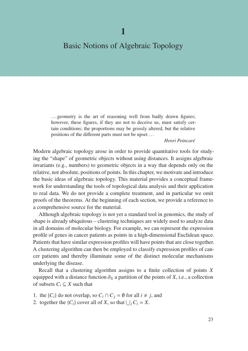 Basic Notions Of Algebraic Topology (Chapter 1) - Topological Data ...