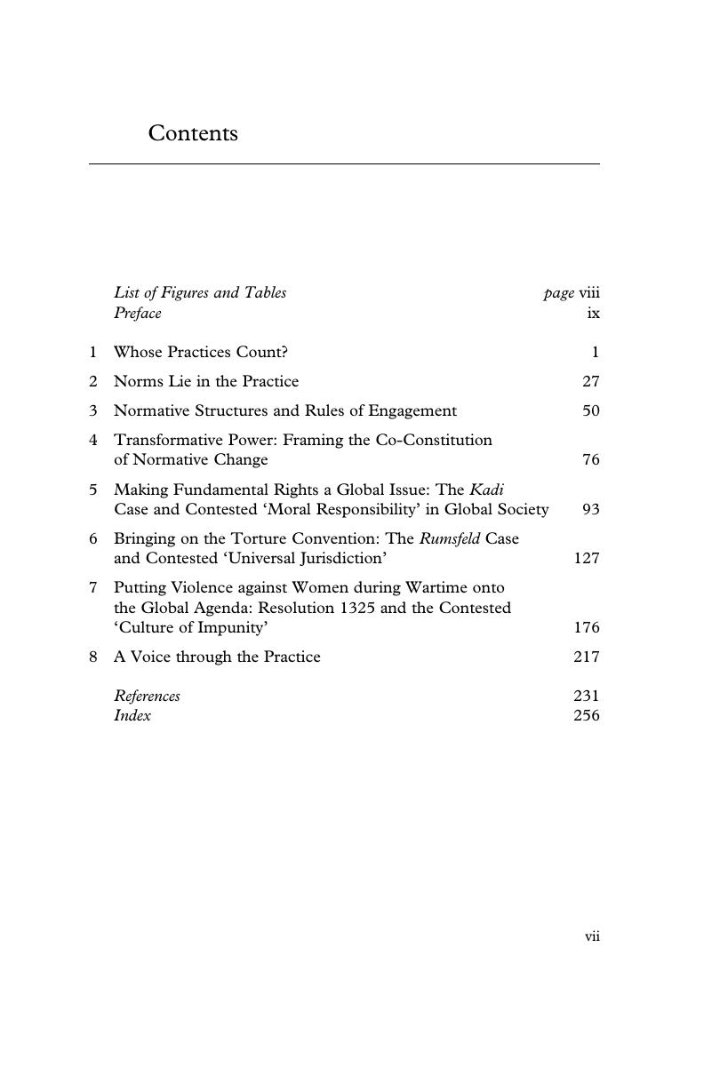 Contents - Contestation and Constitution of Norms in Global ...