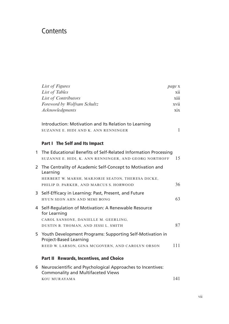 Contents - The Cambridge Handbook of Motivation and Learning