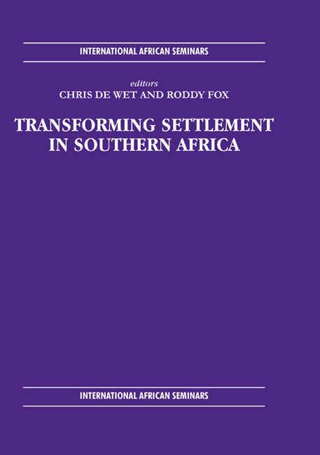 Transforming Settlement in Southern Africa