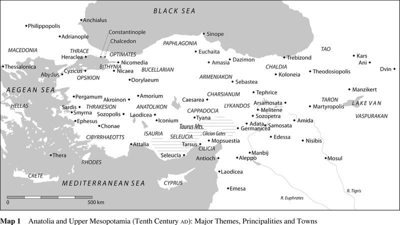 Map 1 Anatolia And Upper Mesopotamia Byzantine Military Tactics In   FirstPage 9781474431057map1 Pviii Viii CBO 