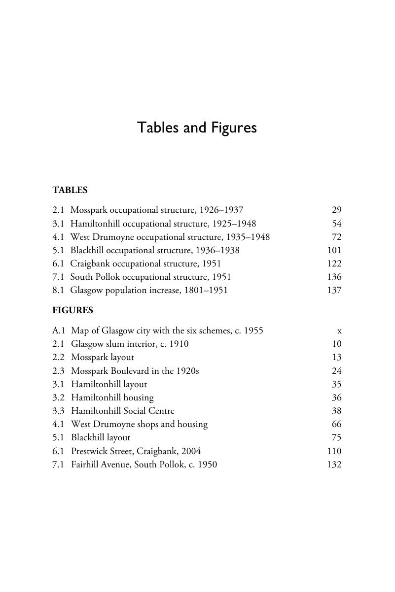 List Of Tables And Figures - Scheming