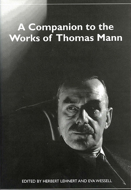 A Companion to the Works of Thomas Mann
