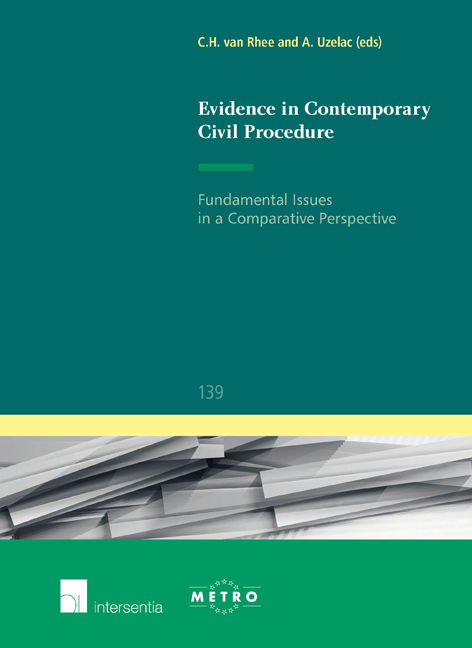 Evidence in Contemporary Civil Procedure