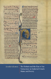 The Refrain and the Rise of the Vernacular in Medieval French Music and Poetry