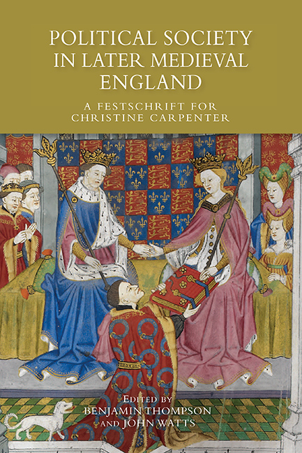 Political Society in Later Medieval England