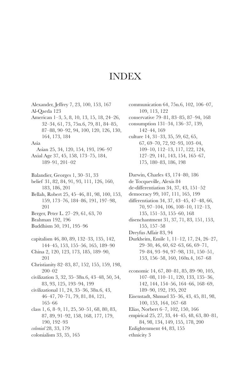 Index - The Art and Science of Sociology